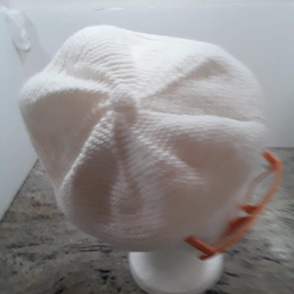 Knit White Hat BIN or Bundle for discount
